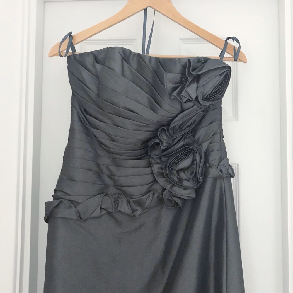 Andrew Adela Charcoal Gown